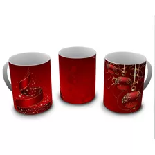 Caneca De Natal: Árvore De Natal Com Bolas De Natal