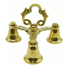 Campana De Altar Liturgia De 3 Campanas Bronce Nacional Deco