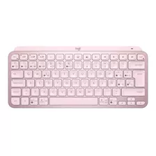 Teclado Bluetooth Logitech Mx Keys Mini Iluminacion Rosa