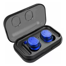 Audífonos Ipx7 Bluetooth 5.0 In-ear Touch Azules C/ Estuche