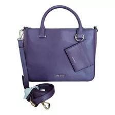 Bolsa Nine West Crossbody Liso Morado