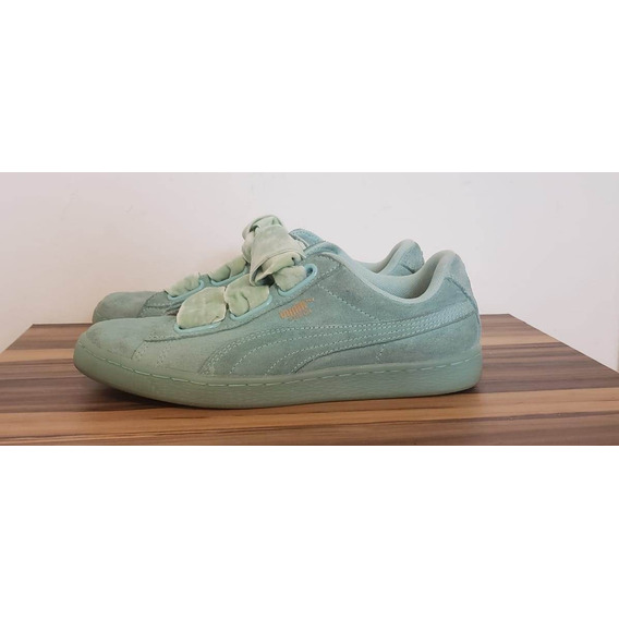 zapatillas puma mujer verdes