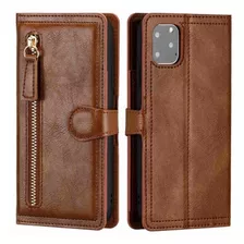 Funda Con Tapa Para Samsung Carcasa De Cuero Tipo Cartera