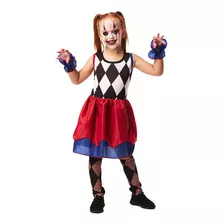 Fantasia Infantil Halloween Palhacinha 1und