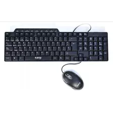 Kit Teclado Y Mouse Usb Teclas Slim Multimedia, Pc Tv Noteb.