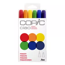 Copic Ciao 6 Lápices: 2 Primary