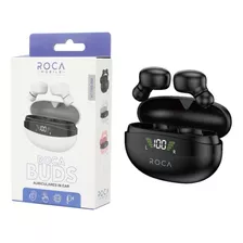 Auriculares Inalámbricos Bluetooth Tws Roca Buds Negro