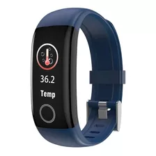 Reloj Pulsera Smartband Fitness Mide Temperatura Y Pulso