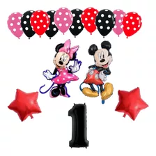 Pack Globos Mickey Y Minnie X 15