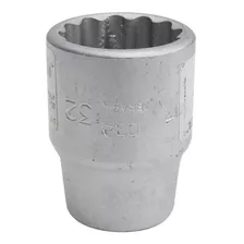 Soquete Estriado Com Encaixe De 3/4 Crv 38mm Gedore D32