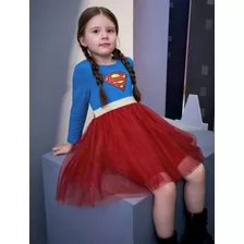 Disfraz Vestido Super Girl Super Chica