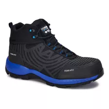 Botin Seguridad T76525pr Transpirable Rayas De Piso Hombre