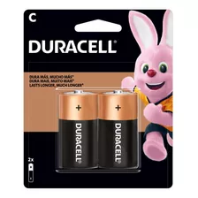 Duracell C Pilhas X2 Média Lr14 Alcalina 1 Cartela