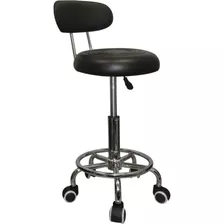 Asiento Para Cajera Negro - Taburete Silla Cajero Banco