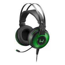 Fone De Ouvido Raiko Ph259 Headset Com Luz De Led Verde Novo