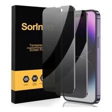 2 Pack Para iPhone 14 Pro Max Privacy Tempered Glass Screen