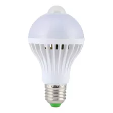 Lâmpada Bulbo Led C/sensor De Presença 12w Branco Frio