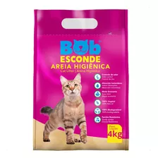 Areia Natural Para Gatos Bob Esconde Biodegradável Saco 4kg X 4kg De Peso Neto Y 4kg De Peso Por Unidade