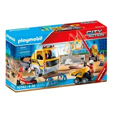 Juguete Camion Volqueta Playmobil City Action 82 Piezas Febo