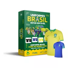 38 Vetor Camisa Brasil Personalizada Copa Do Mundo 2022 Arte