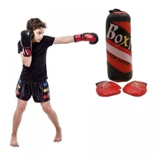 Set Boxeo Para Niños Juego Infantil Guantes Y Bolsa