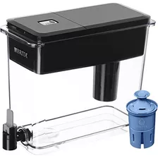 Dispensador De Agua Plastico Con Filtro Libre Bpa Negro Xl