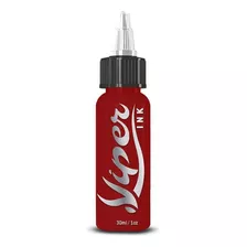 Tinta De Tatuagem Viper Ink 30 Ml - Vermelho Ferrari