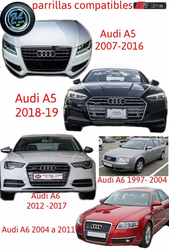 Emblemas Audi Sline Parrilla Y 2 Laterales A1,a3,a4,a5,tt,q5 Foto 6