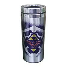 La Leyenda De Zelda Link Taza De Viaje 15oz Hylian Shield De