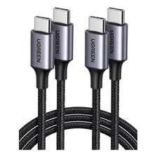 Ugreen Usb C A Usb C Cable 2-pack 60w Pd 3.0 Cable De Carga 