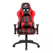 Cadeira Gamer Hawk Fortrek Ergonómica Com Almofadas Vermelha