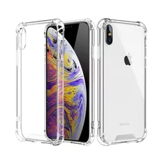 Protector Funda Acrilico + Borde Tpu iPhone X Y Xs Febo