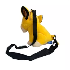 Mochila Infantil Simba Rei Leão Pelúcia 25cm Disney