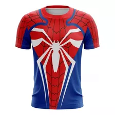 Polo Spiderman Ps4 Sublimado 100% Poliester