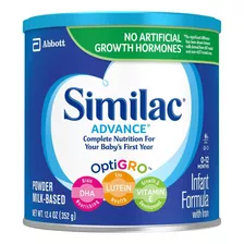 Leche De Fórmula En Polvo Abbott Similac Advance En Lata De 352g - 0 A 12 Meses