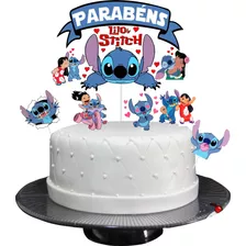 Topo De Bolo Para Aniversário Lilo Stitch