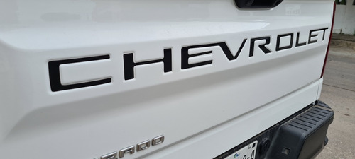Sticker Calca Chevrolet Silverado Caja Batea 2019 2020 2021  Foto 9