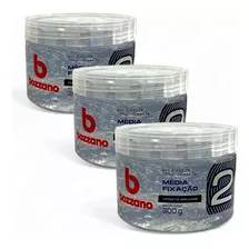 Bozzano Gel Condicionante Fator 2 Média Fixação 300g - 3unid