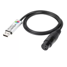 Adaptador De Interface Led Usb Dmx Comput Dmx512 Lixado