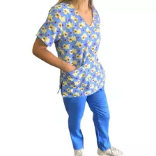  Pijama Cirúrgico Hospitalar Veterinário Scrub Estampado 