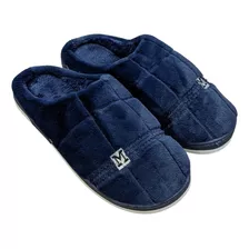 Pantufa Masculina Chinelo Adulto Pelúcia Solado Borracha Tpr