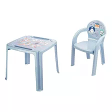 Kit Mesinha E Cadeira Mesa Decorado Menino Infantil 