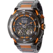 Invicta - Reloj 43805 S1 Rally Para Hombre Color De La Correa Gris Oscuro Color Del Bisel Gris Oscuro Color Del Fondo Gris Oscuro