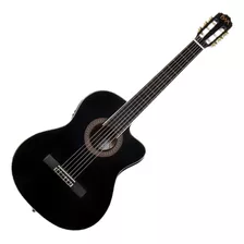 Violão Eletrico Nylon Ewa Ce Cutaway Com Encordamento Brinde