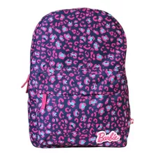 Bolso Mochila Pattern Barbie Print Escolar 