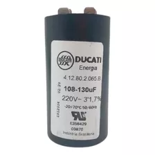 Capacitor 108-130mfd 220v Eletrolítico Ducati Para Motores 