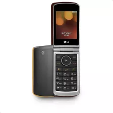 Telefone Celular Antigo Para Idoso Lg360 Flip 2chip C/ Radio