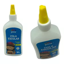 Cola Branca Liquida Escolar 90g Não Toxica Lavável Kit 4