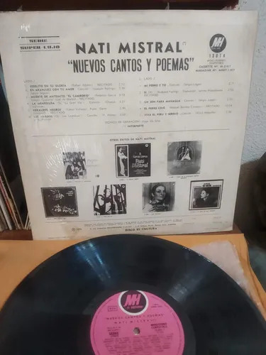 Nati Mistral - Nuevos Cantos Y Poemas - vinilo 1974