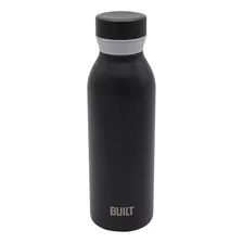 Built Botella De Agua Cascade, 18 Onzas, Color Negro